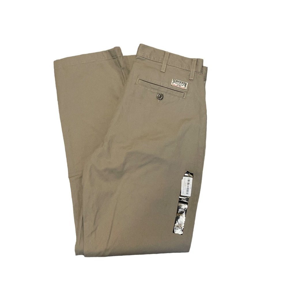 Tan Mens Khaki Schaefer Outfitter American Ranchwear‎ Pants 31x32 MADE IN TEXAS
